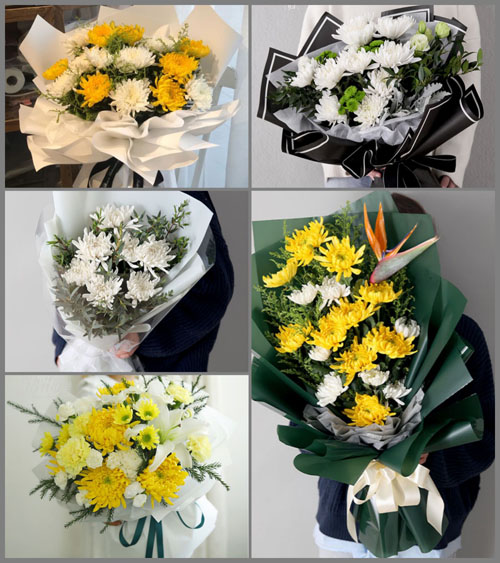 广东潮州市潮安区浮洋镇胜联村白事花束代送